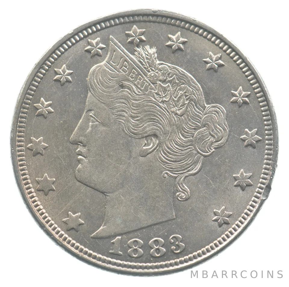 1883 Liberty V Nickel No Cents *4477