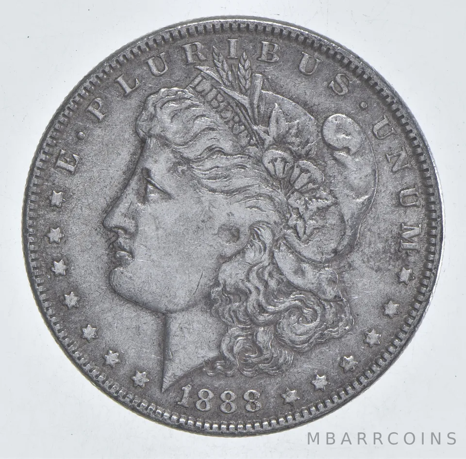 Better 1888 Morgan Silver Dollar - 90% US Coin - Nice Coin *464