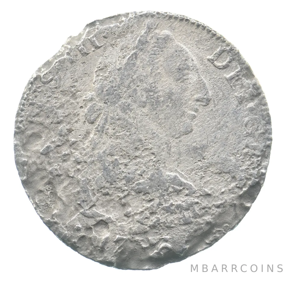 1763 Spanish Colonial 8 Reales Hartwell Shipwreck *6864