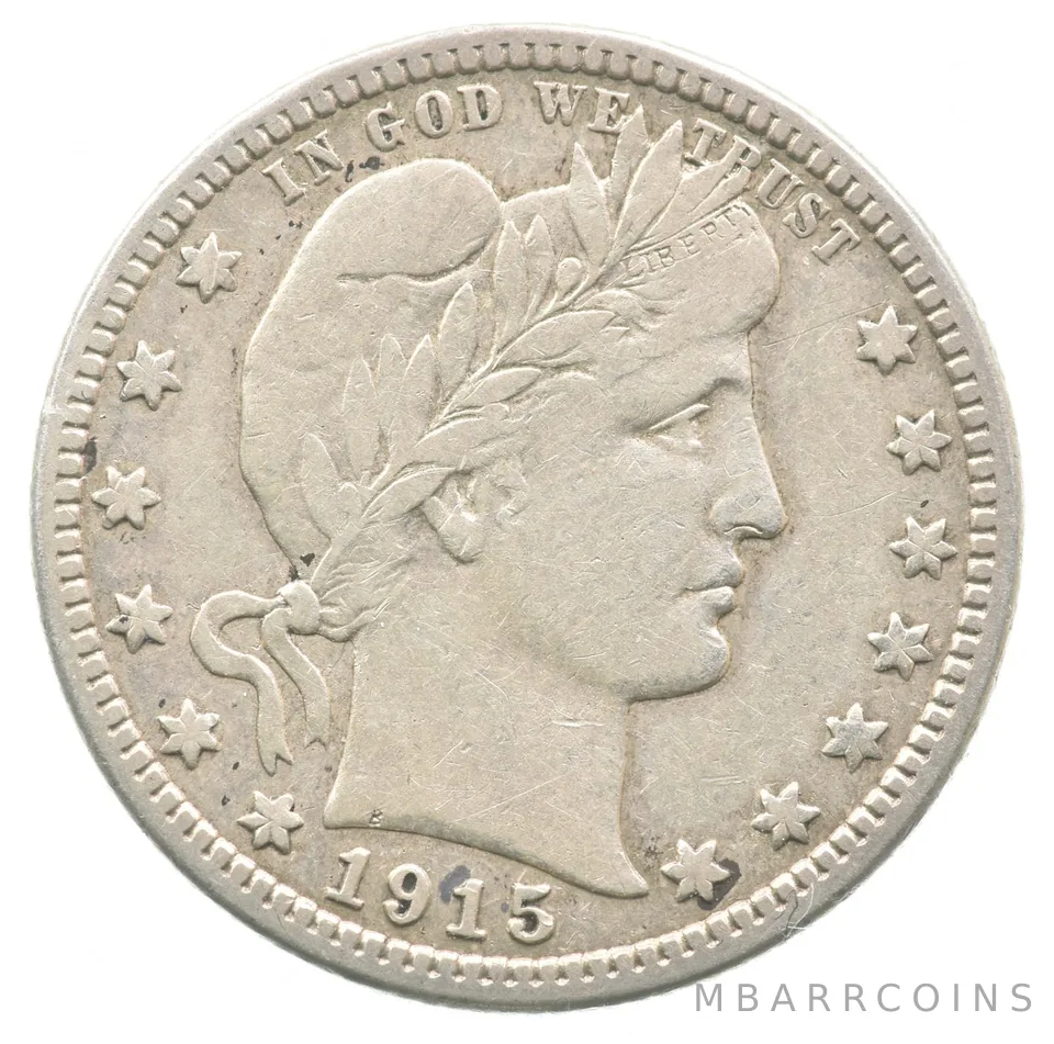 1915-S Barber Quarter *8195