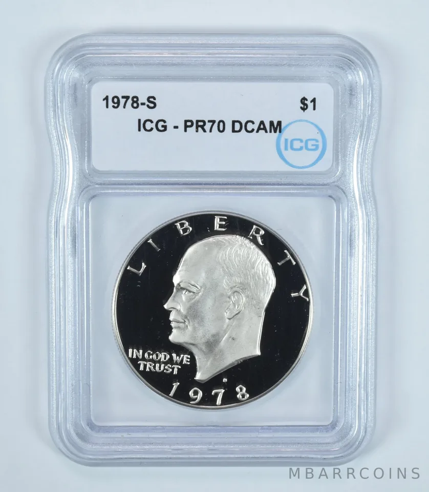 1978-S Eisenhower $1 PR70 DCAM ICG
