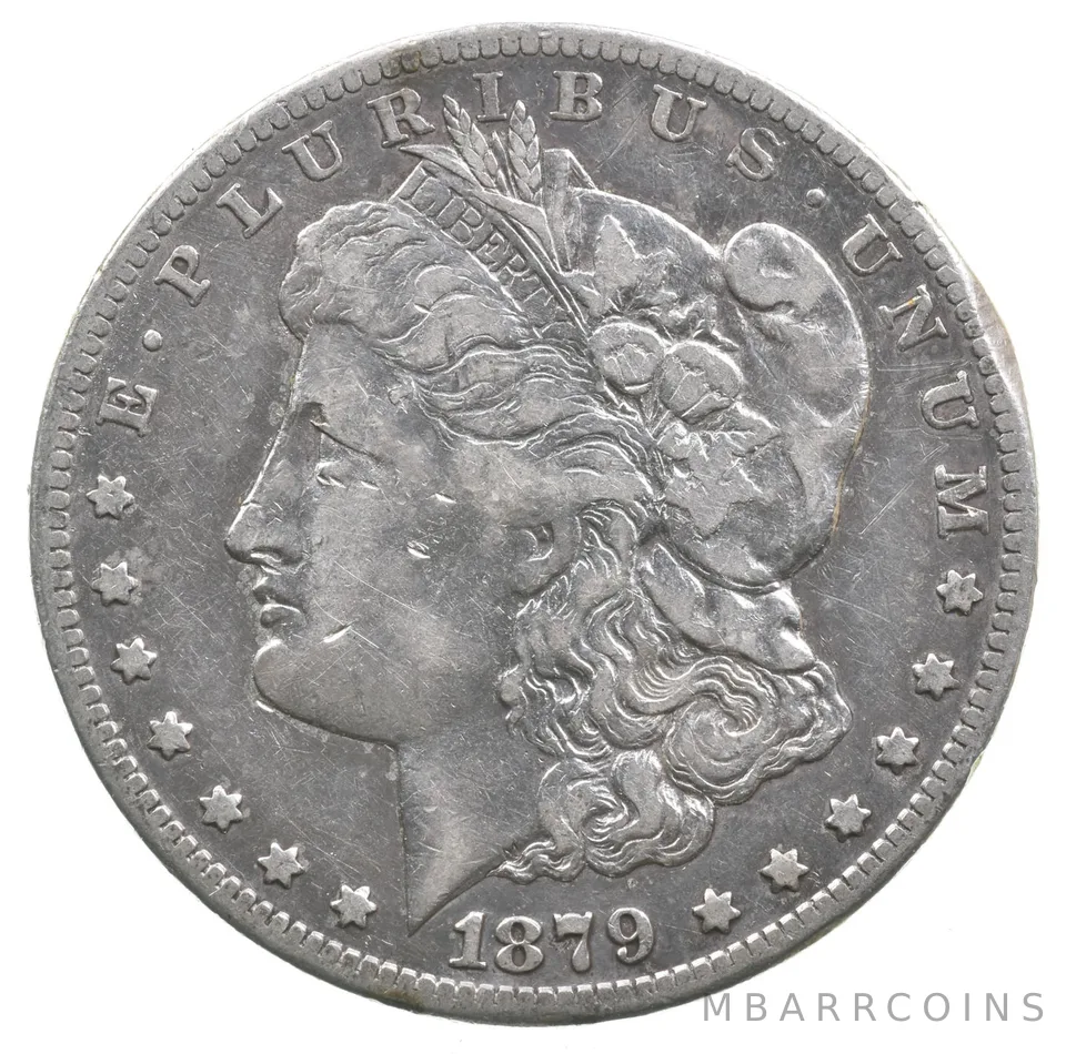 1879-CC Morgan Silver Dollar a4795