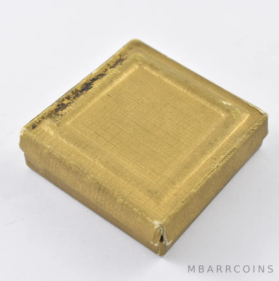 Gold Bank Holiday US $5/$2.50 Box 1920's Gold Coin Gift Presentation *5915
