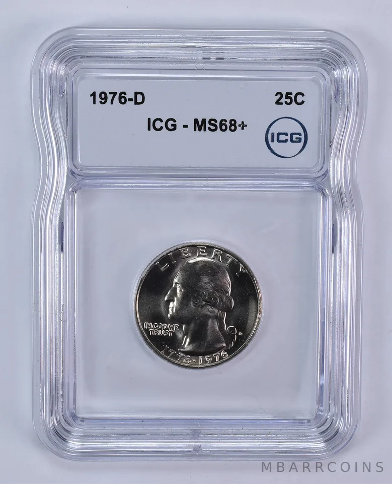 1976-D Washington Quarter MS68+ ICG