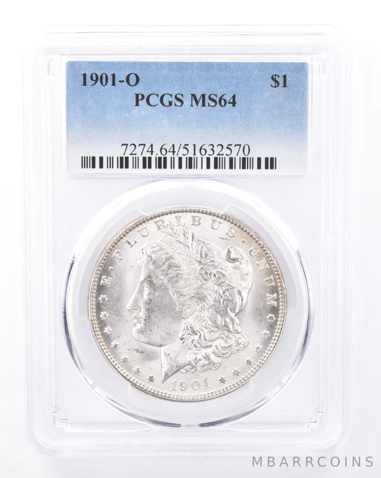 1901-O Morgan Silver Dollar MS64 PCGS Beautiful Tone Reverse *9422
