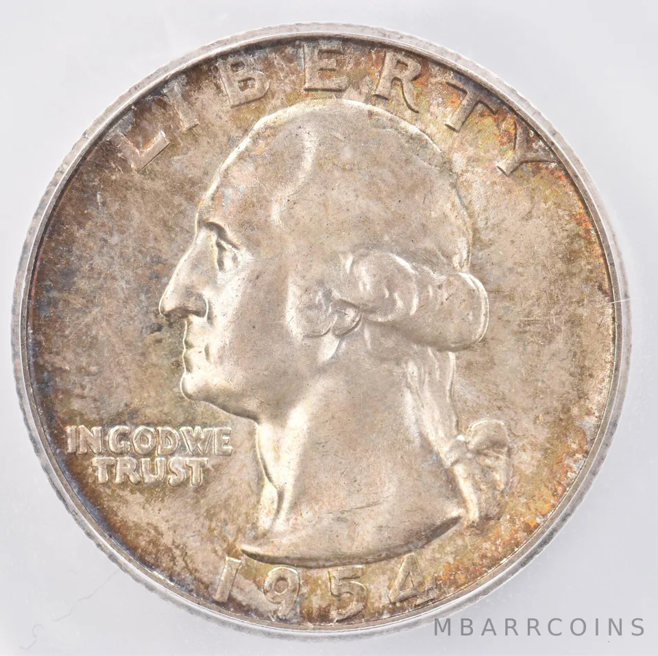 1954 Washington Quarter MS67 ICG Beautiful Tone *0822