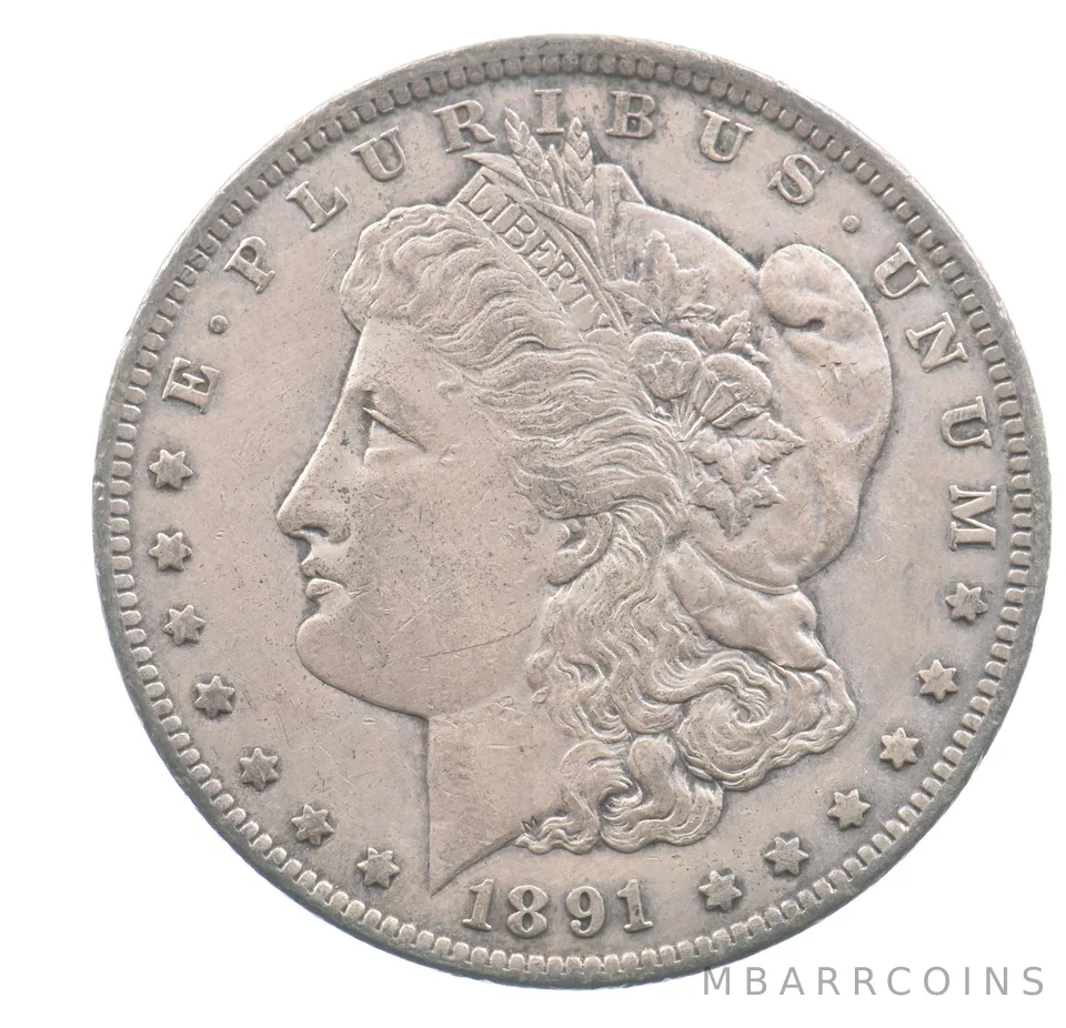 1891-CC Morgan Silver Dollar *4326