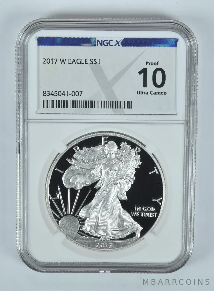 2017-W American Silver Eagle Proof 10 UCAM NGC X NGCX