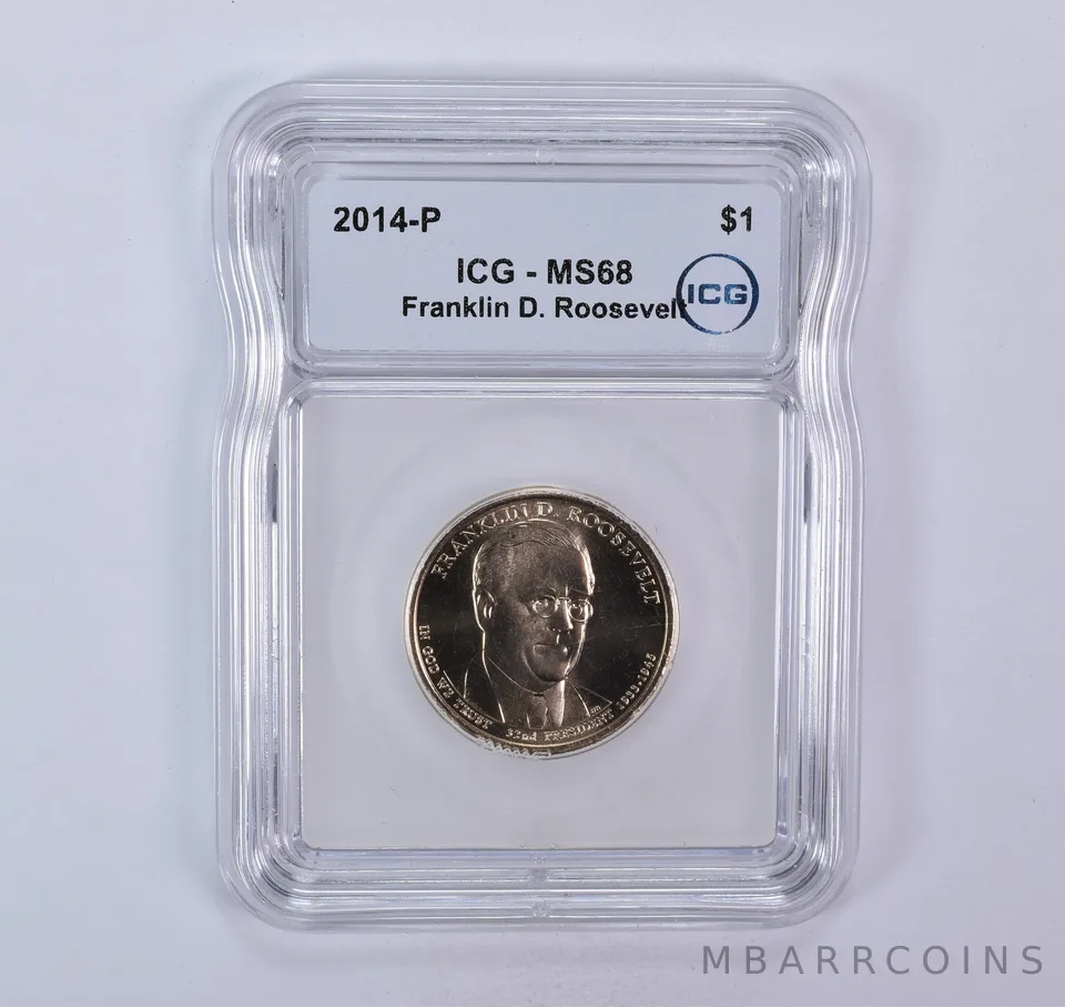 2014-P Presidential $1 Franklin D Roosevelt SMS MS68 ICG