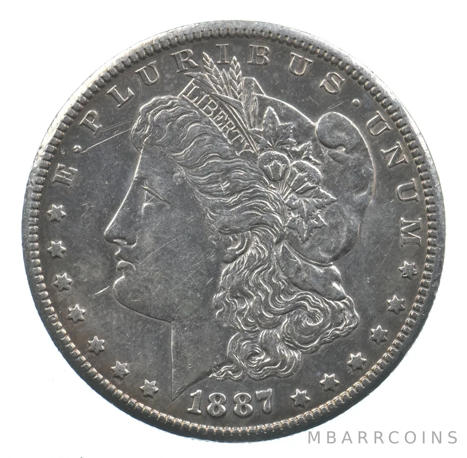 Early - 1887-S Morgan Silver Dollar - 90% US Coin *791