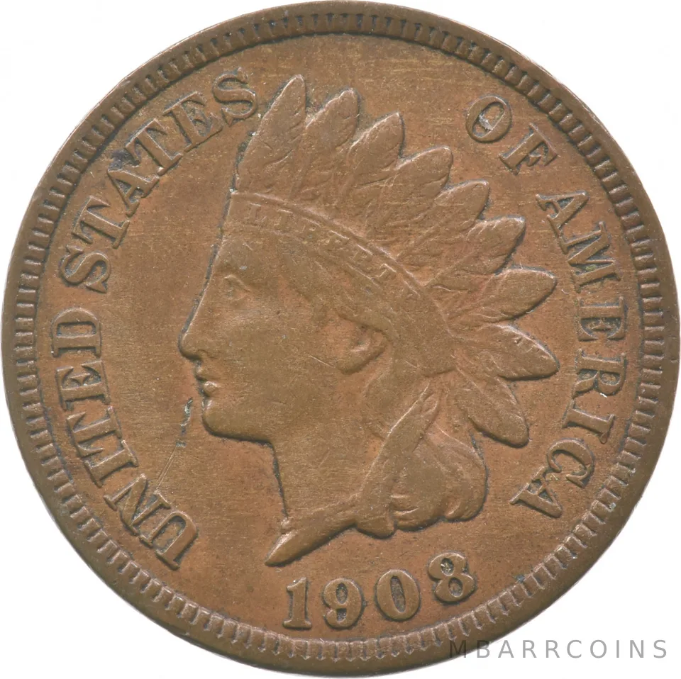1908-S Indian Head Cent *9368