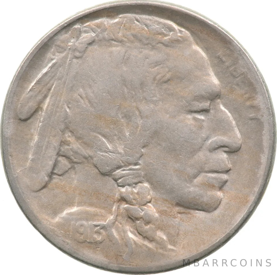 1913-S Indian Head Buffalo Nickel Type 2 *0904