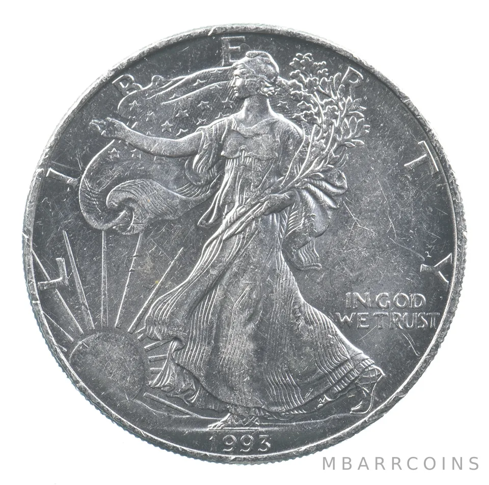 Better Date 1993 American Silver Eagle 1 Troy Oz .999 Fine Silver *709