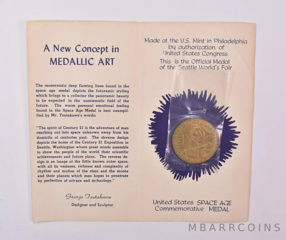 1962 Seattle World's Fair Space Age Coin *1826