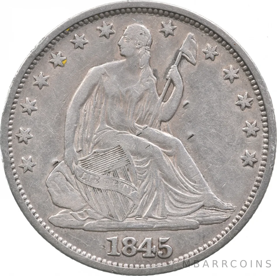 1845-O Seated Liberty Half Dollar *4815