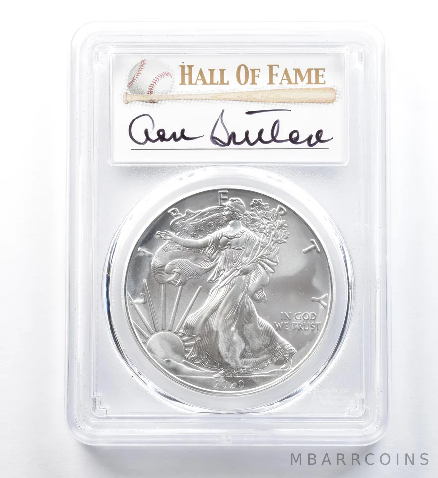 2020 (P) American Silver Eagle Don Sutton Emergency Issue FDOI MS70 PCGS a1194