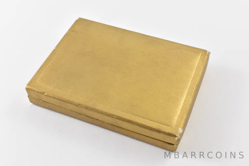 Bank Holiday US $5/$2.50 Box 1920's Gold Coin Gift Presentation *5929
