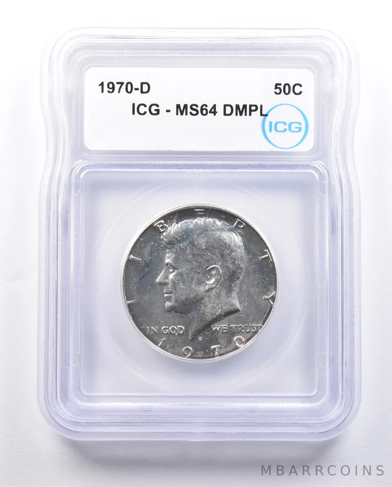 1970-D Kennedy Half Dollar MS64 DMPL ICG *2396