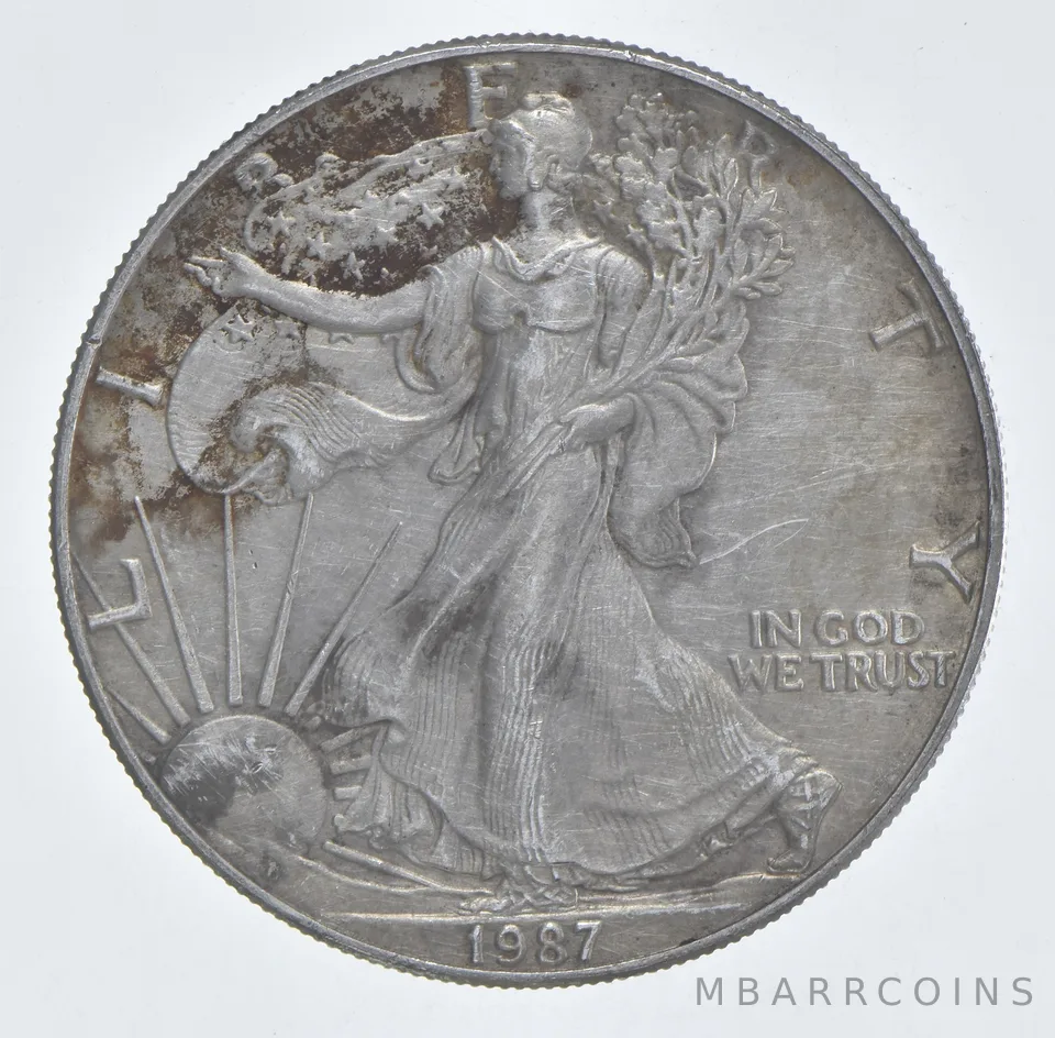 Better Date 1987 American Silver Eagle 1 Troy Oz .999 Fine Silver *179