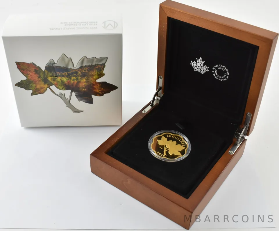 2019 Canada 20 Dollars Silver Iconic Maple Leaves W/ OGP a2169