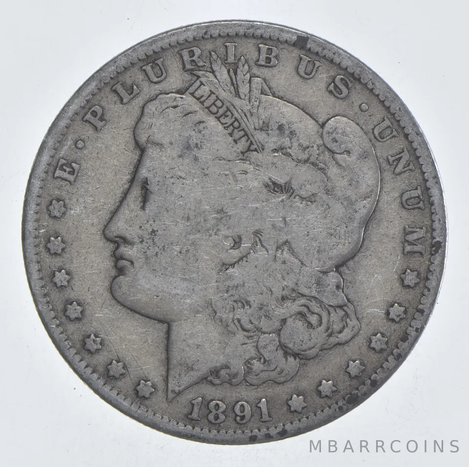 Early - 1891-O Morgan Silver Dollar - 90% US Coin *929