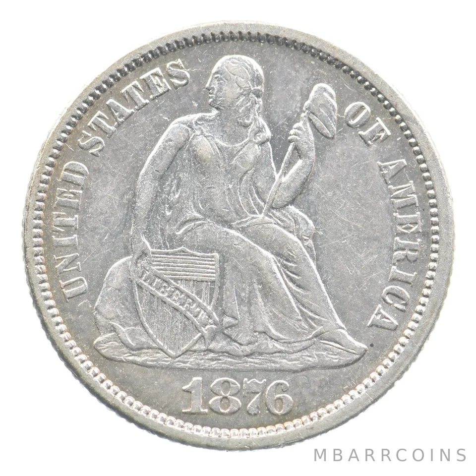 1876 Seated Liberty Dime *0913