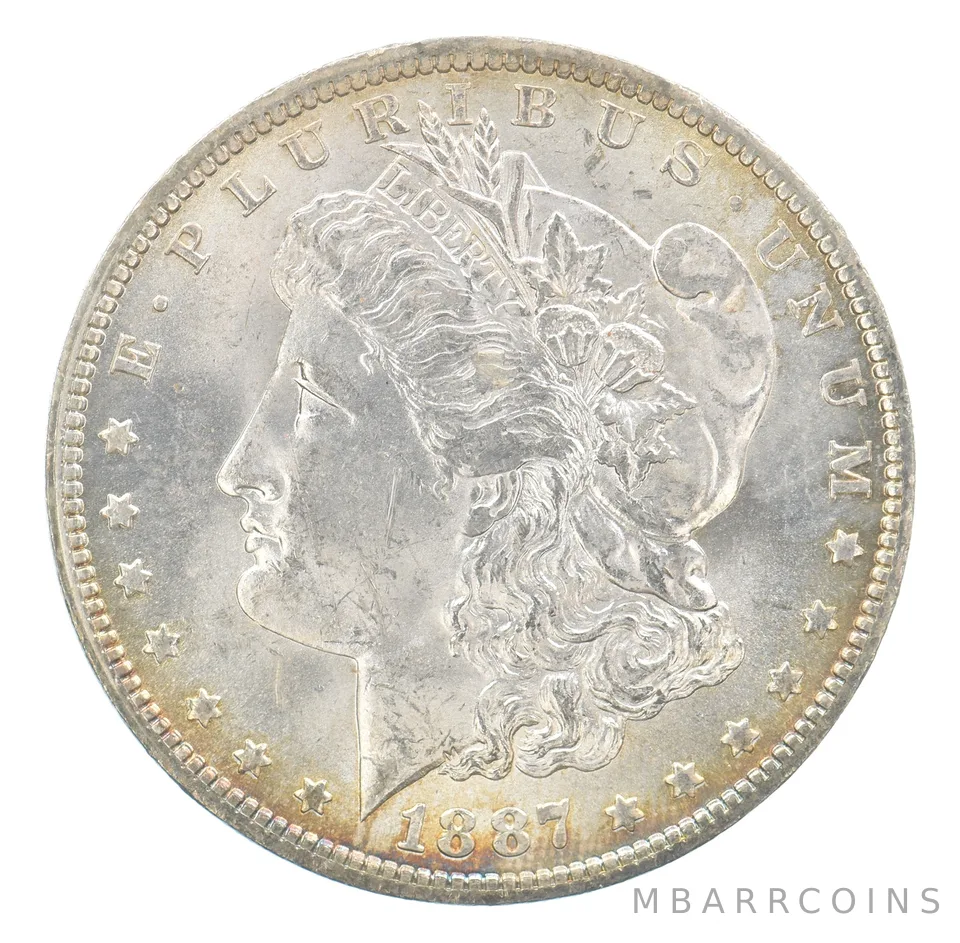1887-O Morgan Silver Dollar Beautiful Tone *0686