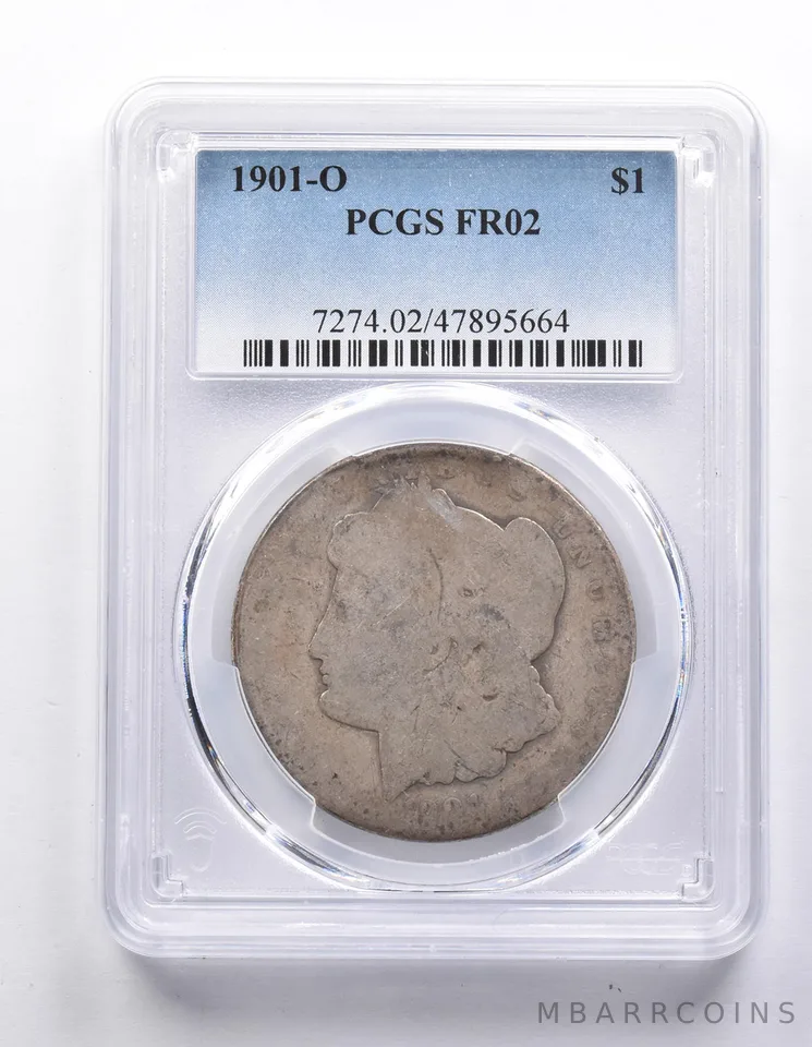 FR02 1901-O Morgan Silver Dollar PCGS Low Ball a7688