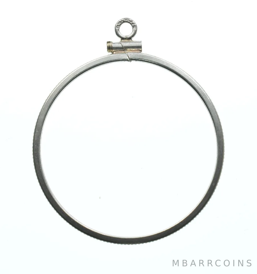 Sterling Silver 32 MM 1/2 Oz Koala Australia Coin Bezel Pendant Frame Edge *2186