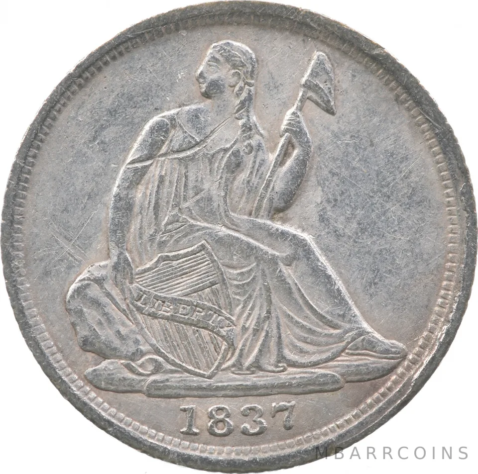1837 Seated Liberty Half Dime *5515