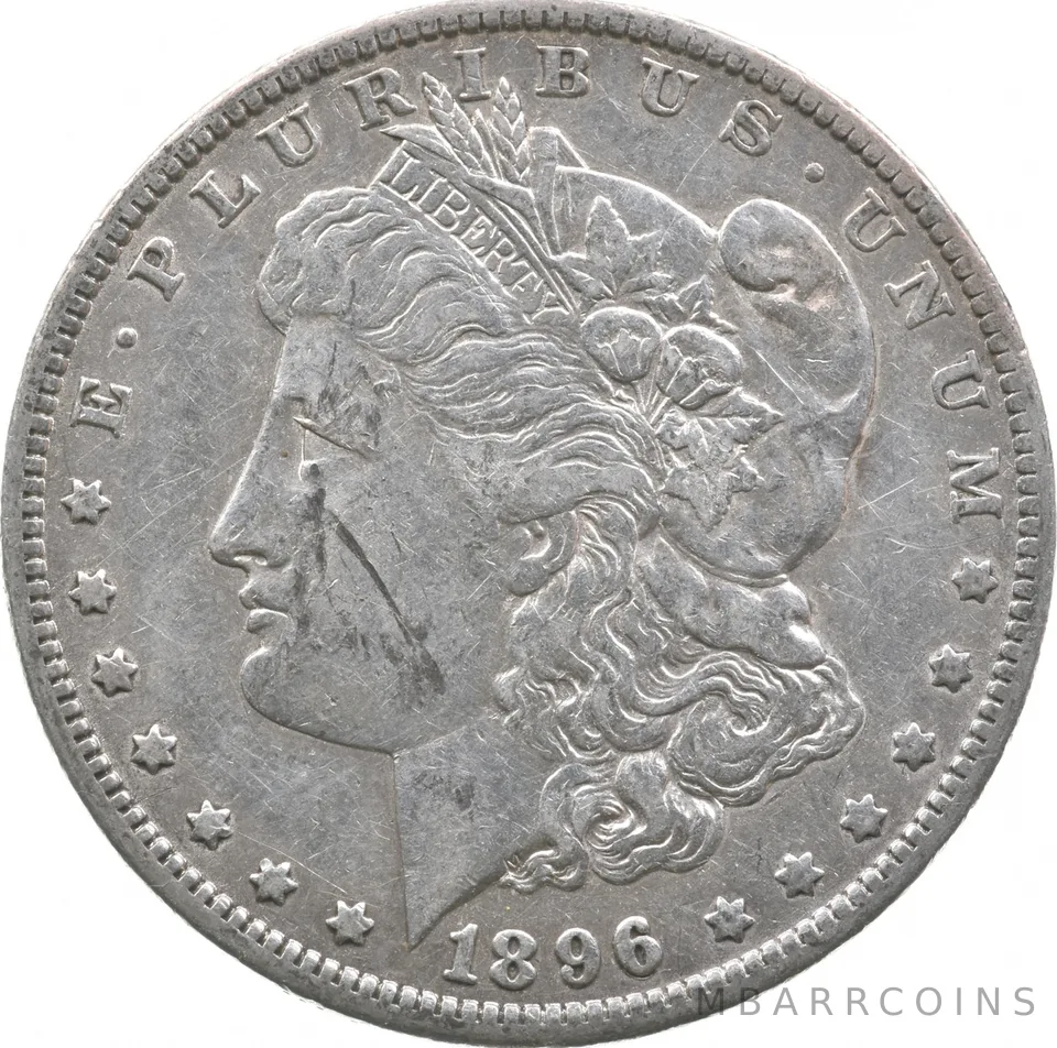 1896-O Morgan Silver Dollar a3836