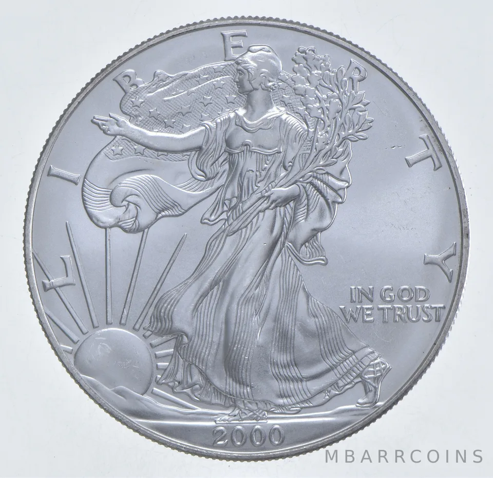 Better Date 2000 American Silver Eagle 1 Troy Oz .999 Fine Silver *351