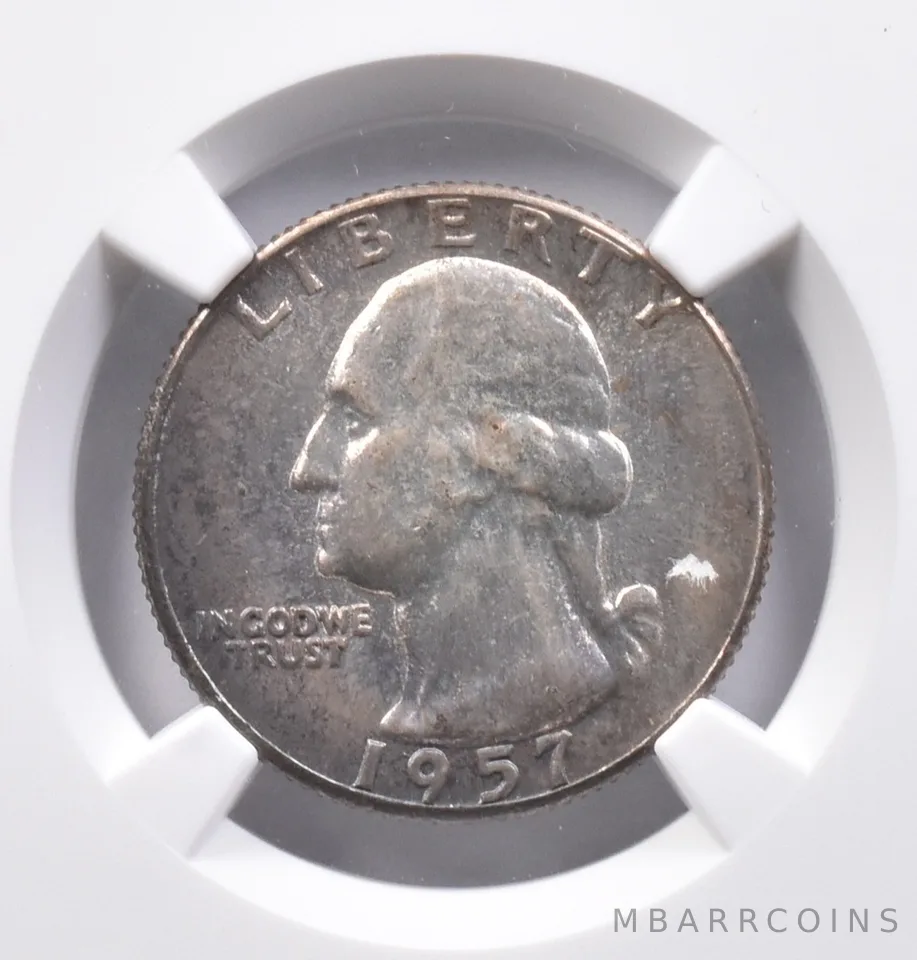 1957 Washington Quarter MS66 NGC Beautiful Tone *2406