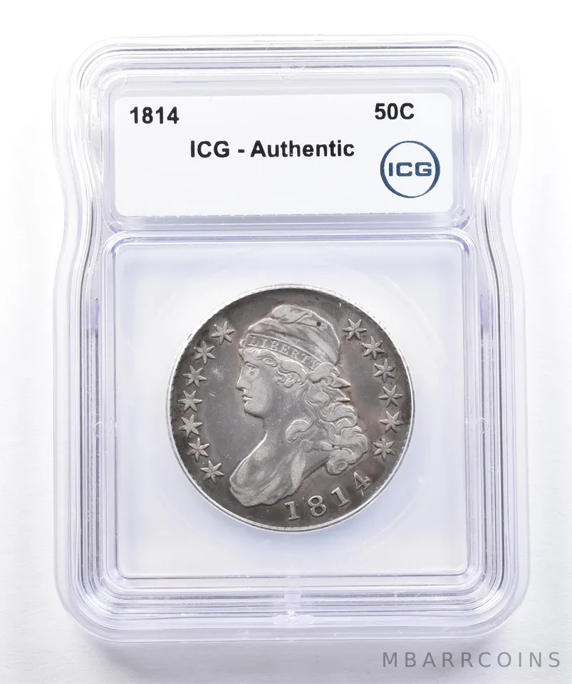 1814 Capped Bust Half Dollar Authentic ICG *1747