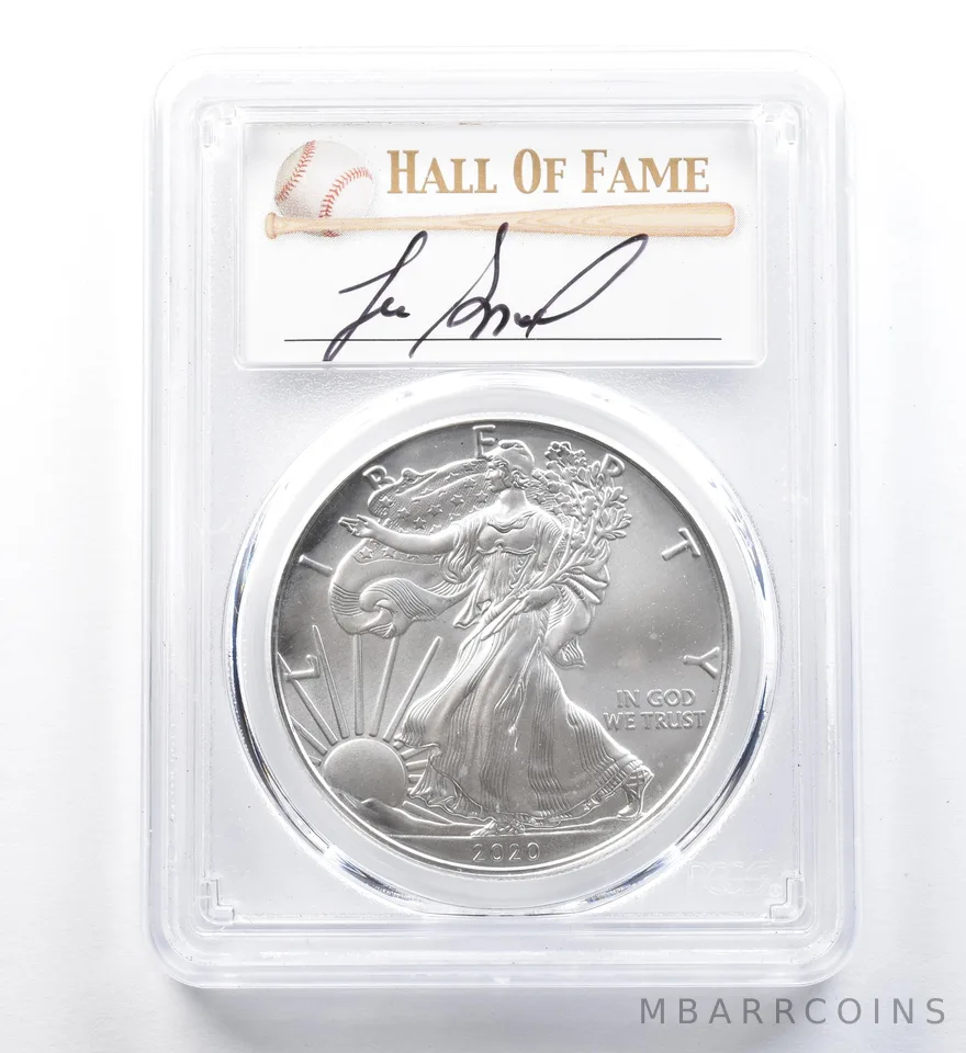 2020 (P) American Silver Eagle Lee Smith Emergency Issue FDOI MS70 PCGS a1213