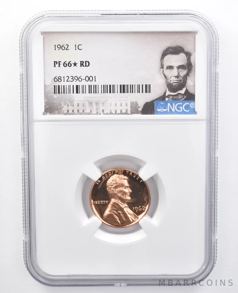 1962 Lincoln Memorial Cent PF66* STAR RD NGC *7651