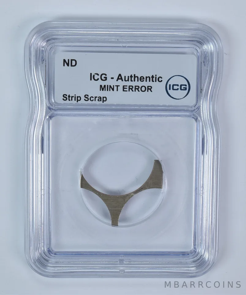 (ND) Strip Scrap Mint Error Authentic ICG