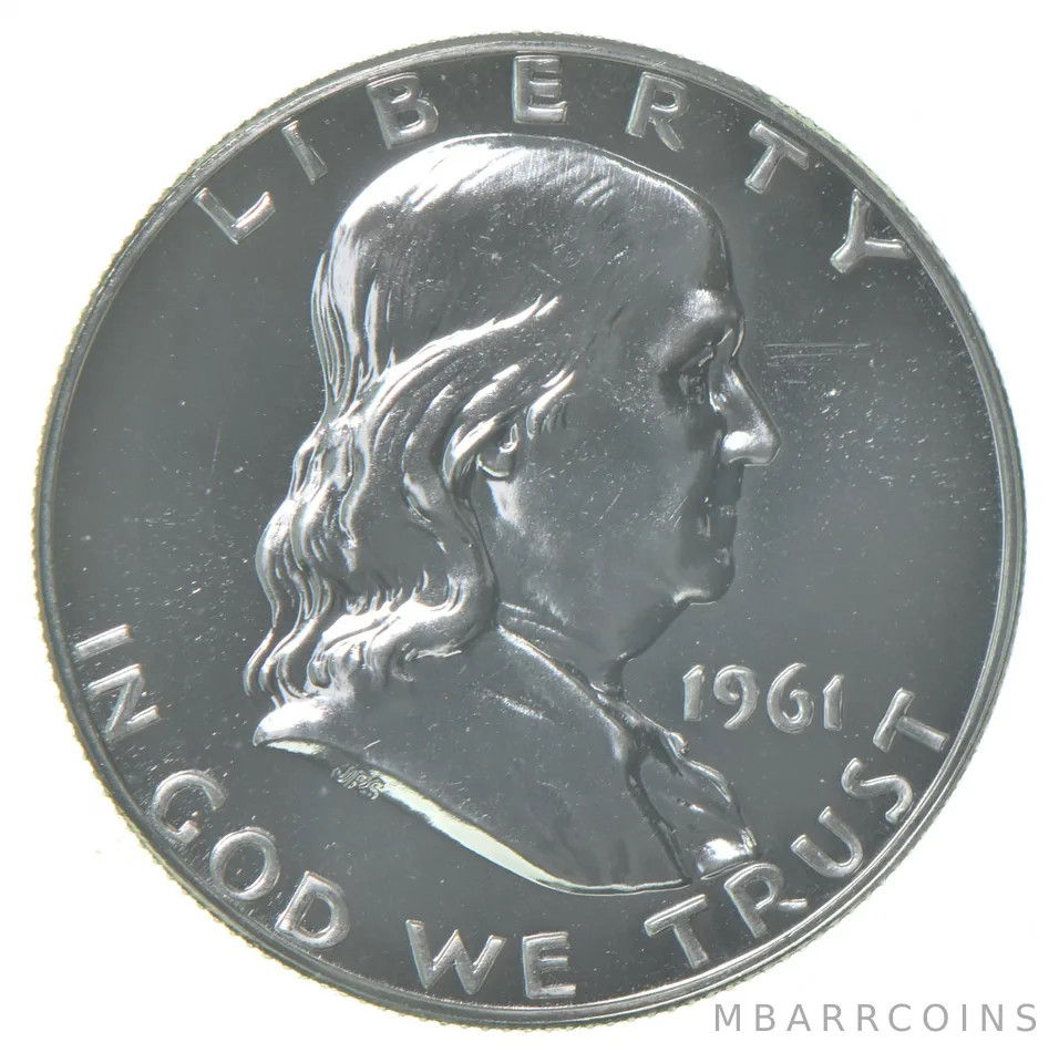 1961 Proof Franklin Half Dollar 90% Silver