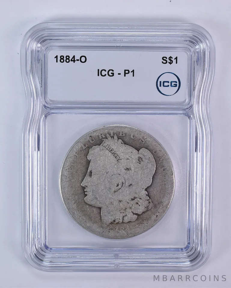 1884-O Morgan Silver Dollar P1 ICG Lowball