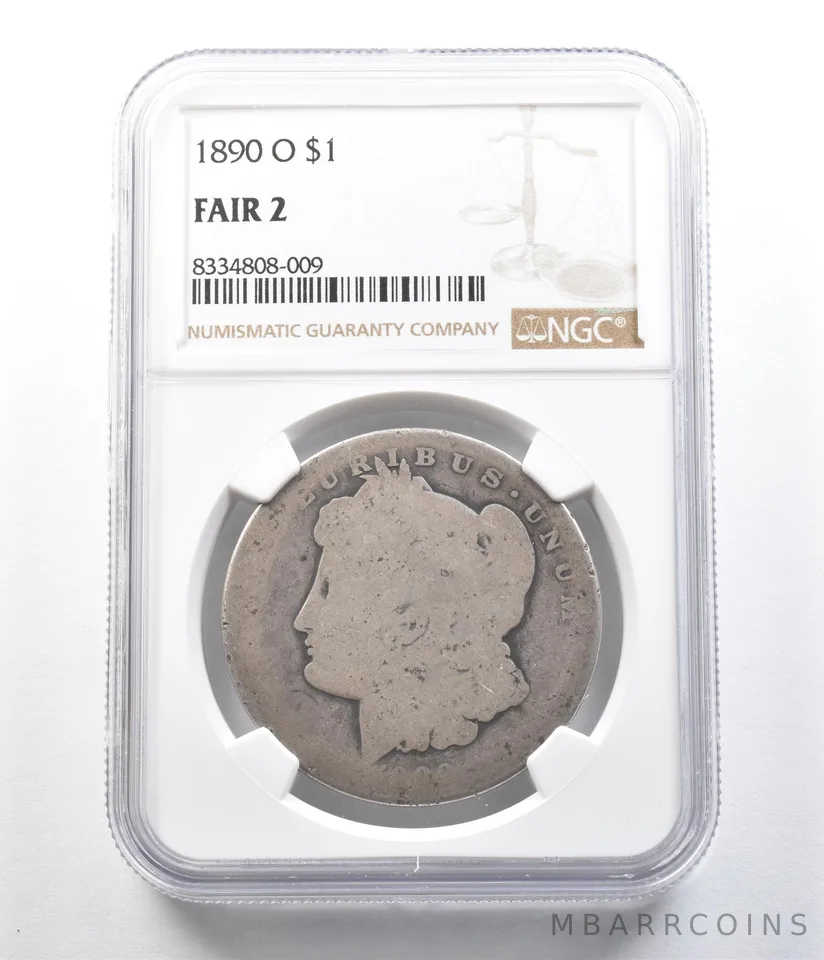 1890-O Morgan Silver Dollar Fair 2 NGC Lowball *9622