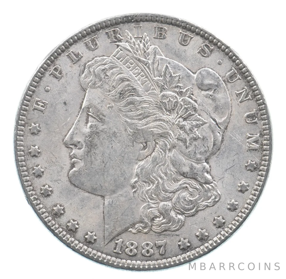 Better 1887 Morgan Silver Dollar - 90% US Coin - Nice Coin *546