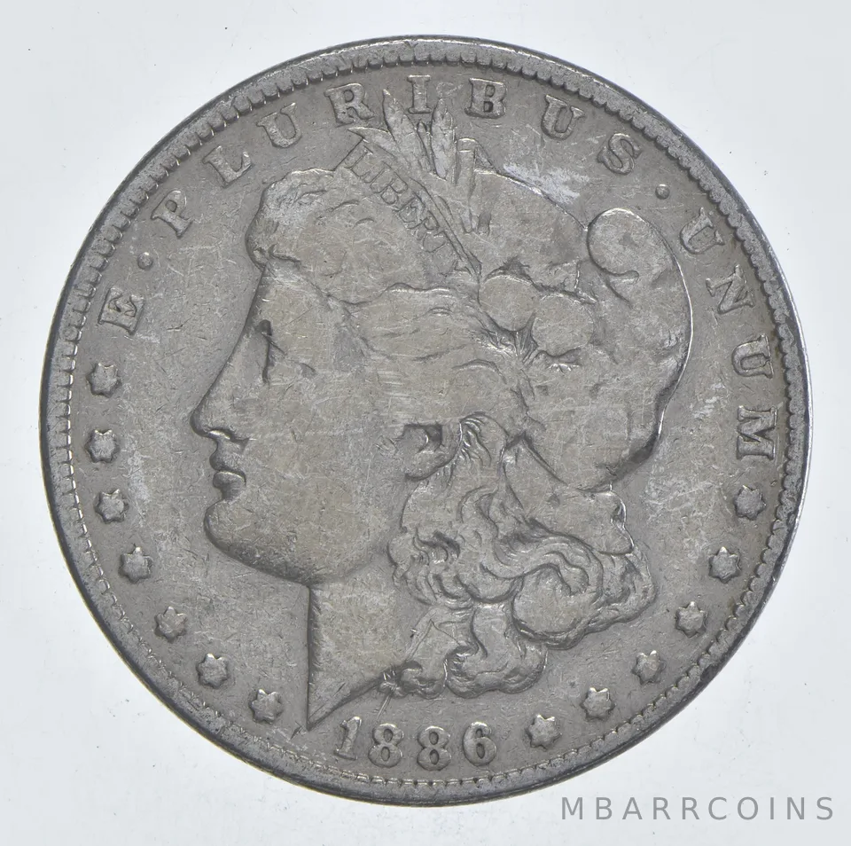 Early - 1886-O Morgan Silver Dollar - 90% US Coin *938