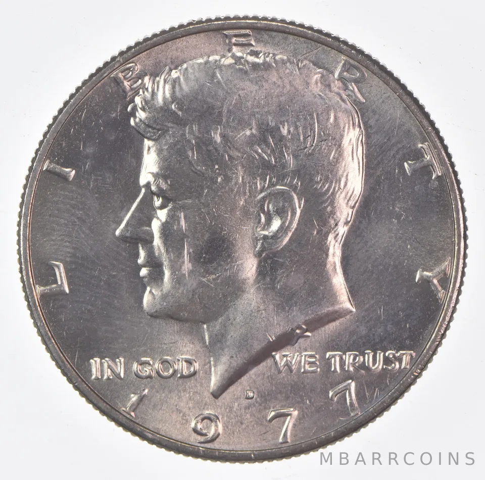 1977-D Kennedy Half Dollar Clad Unc