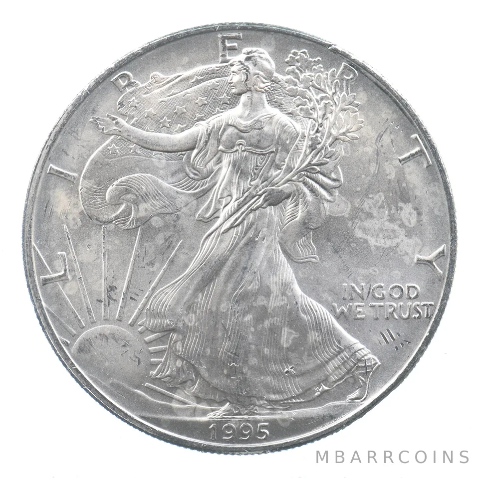 Better Date 1995 American Silver Eagle 1 Troy Oz .999 Fine Silver *860