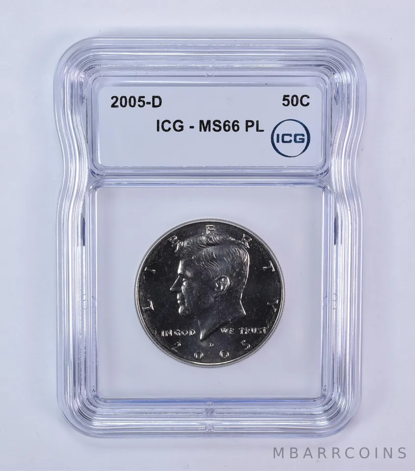 2005-D Kennedy Half Dollar MS66 PL ICG