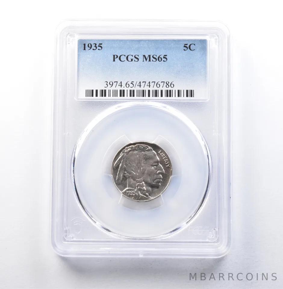 1935 Indian Head Buffalo Nickel MS65 PCGS *5948