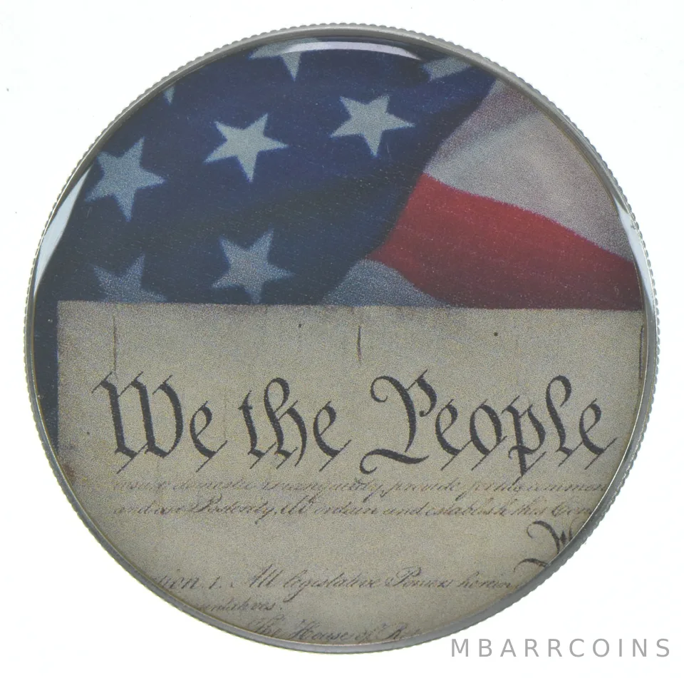 2000-2025 American Silver Eagle Colorized We The People