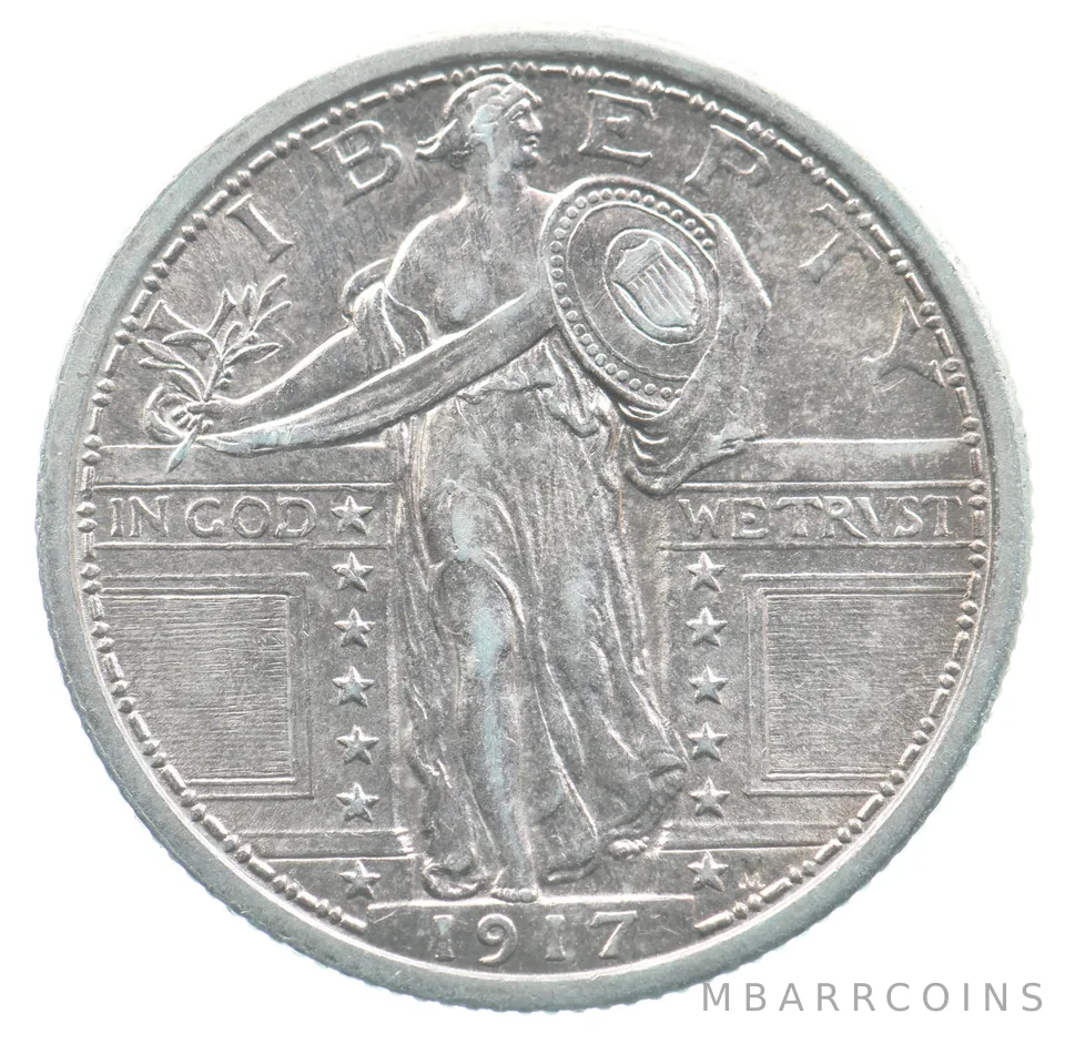 1917 Standing Liberty Quarter Type 1 *4755