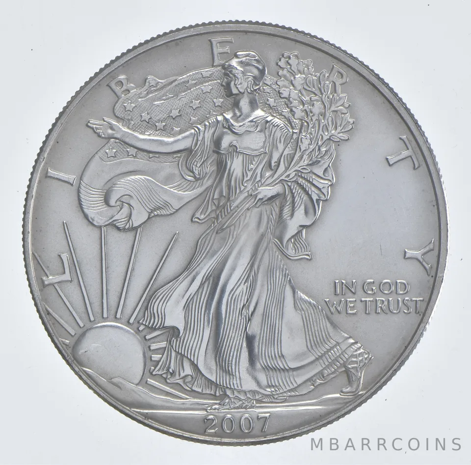 Better Date 2007 American Silver Eagle 1 Troy Oz .999 Fine Silver *544