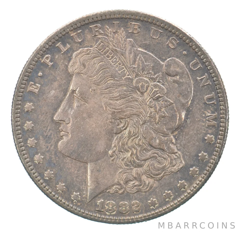 1882-S Morgan Silver Dollar Beautiful Tone *7572